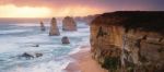 12 Apostles At Great Ocean Road Stock Photo