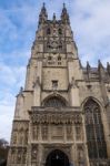 View Of Canterbury Cathedral Stock Photo