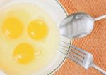 Eggs In A Bowl Stock Photo