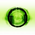 Green Circle Abstract Background Stock Photo