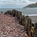 Porlock Weir Sea Defences Stock Photo