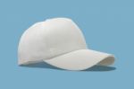 Fashion White Cap Isolated Stock Photo