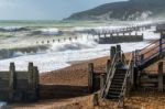 Eastbourne, East Sussex/uk - October 21 : Tail End Of Storm Bria Stock Photo