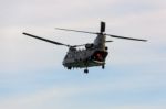 Chinook Hc2 Helicopter Displaying At Airbourne Stock Photo