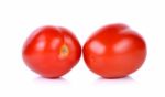 Tomato Isolated On The White Background Stock Photo