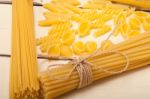 Bunch Of Italian Pasta Type Stock Photo