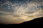 Sunset And Clouds Stock Photo