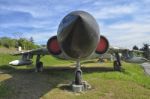 Gloster Javelin In A Aircraft Boneyard Stock Photo