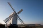 Clayton, East Sussex/uk - January 3 : Jill Windmill On A Winter' Stock Photo