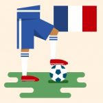 France National Soccer Kits Stock Photo