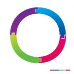 Color Circle Abstract Business Concept Stock Photo