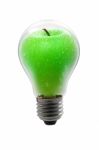 Bulb Apple Stock Photo