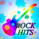 Rock Hits Indicates Music Charts And Acoustic Stock Photo