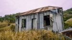 Abandoned Outback Farming Shed In Queensland Stock Photo