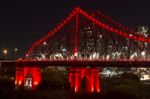 Story Bridge In Brisbane Stock Photo