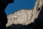 View Of The Bicaz Gorge Between Moldavia And Transylvania Stock Photo