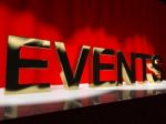 Events Word Stock Photo