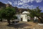 Beautiful Ancient Town Monemvasia Stock Photo