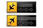 Arrival And Departure Stock Photo