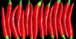 Red Chili Peppers Stock Photo