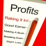 Business Profits Very High Stock Photo