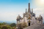 Temple On Top Of Mountain,architectural Details Stock Photo