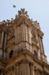 Malaga, Andalucia/spain - July 5 : View Towards The Cathedral In Stock Photo