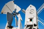 Jill Windmill On South Downs Way Clayton Near Brighton East Suss Stock Photo