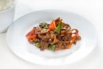 Chinese Beef And Vegetables Stock Photo