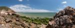 Isolated Beach Stock Photo