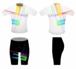 Abstract Colors Lines T-shirt Stock Photo