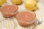 Traditional Quince Jam Stock Photo