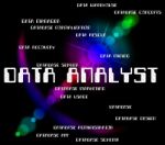 Data Analyst Means Knowledge Analyser And Analytics Stock Photo