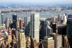 The New York Roof Over View From The Empire State Building, Catcher 2013 Stock Photo