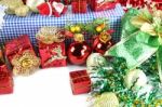 Accessory Decorations In Christmas Or New Year Stock Photo