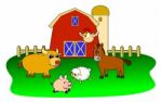 Farm Animals Stock Photo