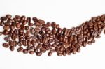 Cofee Beans Road Stock Photo