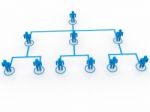 Business Organization Chart  Stock Photo