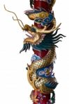 Chinese Style Dragon Statue Stock Photo