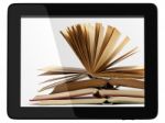 Digital Library Concept Stock Photo