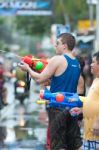 Songkran Festival Stock Photo