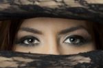 Eyes Of Woman Stock Photo