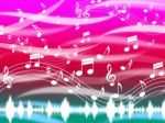 Music Background Means Blues Classical And Melody
 Stock Photo