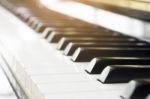 Piano Keyboard Stock Photo