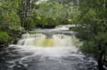 Waterfall In Cradle Mountain Stock Photo