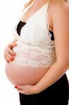 Pregnant Woman S Tummy Stock Photo