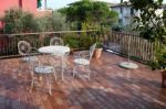 Sirmione, Lake Garda/italy - October 27 :table And Chairs On A B Stock Photo