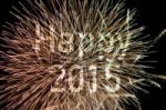 Happy New Year 2015 Stock Photo