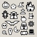 Halloween Icon Set Stock Photo