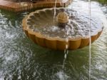 Granada, Andalucia/spain - May 7 : View Of A Fountain In The Alh Stock Photo